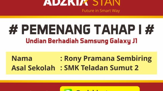 Pengumuman Undian Berhadiah Tahap 1