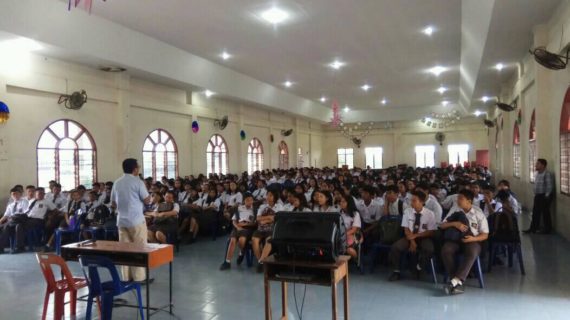 ADZKIA MEMOTIVASI SMA St Thomas 3 Medan.