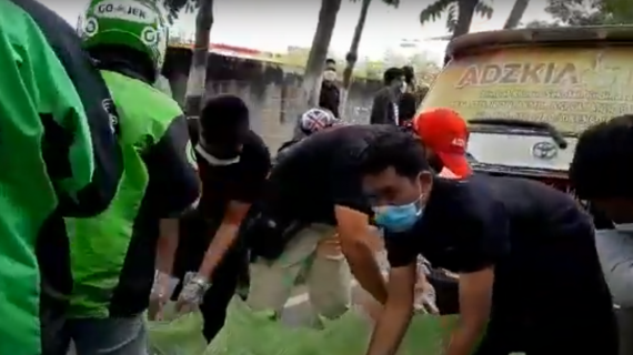 Adzkia Peduli Dampak Covid-19 Bersama Detasemen Polisi Militer 1/5 Medan