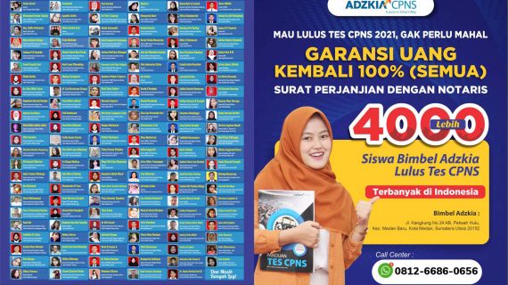 Bimbingan Belajar CPNS di Medan, Bimbel Adzkia