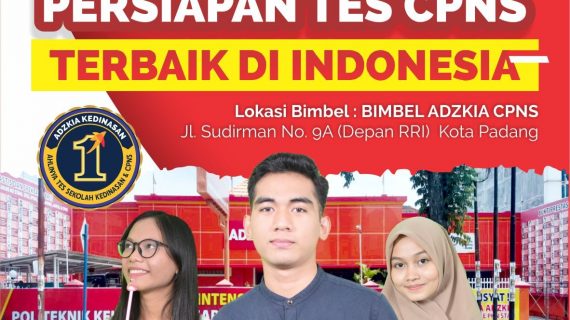 PROMO BESAR-BESARAN, Call 0822-8333-9265, Bimbel CPNS yang Bagus di Padang,Bimbel Adzkia