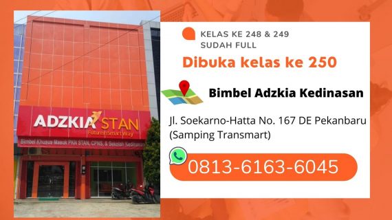 GARANSI UANG KEMBALI 100% (SEMUA), Call 0822-8333-9265, Bimbel kedinasan di Padang