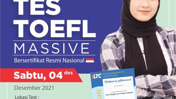 Test TOEFL Bersertifikat di Medan, Harga Terjangkau, dan Terpercaya