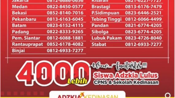 BIMBEL KEDINASAN TERBAIK DI BATAM DAN NOMOR 1 DI INDONESIA, Call 0823-8473-9124 ,bimbel terbaik batam batam, bimbel kedinasan batam, bimbel terdekat batam,adzkia bimbel batam,bimbel kedinasan adzkia batam,bimbel polri batam.