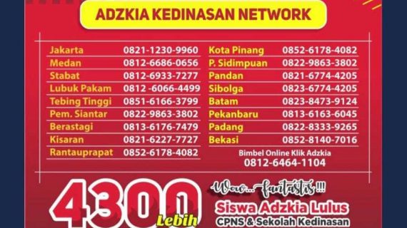 BIMBEL CPNS TERKENAL ADZKIA PANDAN, Call: 0821-6774-4205, bimbel cpns online terbaik,rekomendasi bimbel cpns,biaya bimbel cpns,bimbel cpns online gratis,bimbel cpns 2022