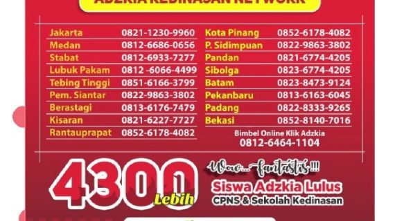 BIMBEL KEDINASAN LUAR BIASA DI PANDAN, Call: 0821-6774-4205, adzkia kedinasan, biaya bimbel adzkia medan (2021), biaya les stan, bimbel di medan, bimbel di pematang siantar, bimbel di pekanbaru, bimbel di padang, bimbel di marelan, bimbel di binjai, bimbel di kisaran, bimbel di lubuk pakam, bimbel di kabanjahe,  bimbel di kota medan