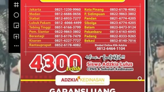 BIMBEL KEDINASAN NO 1 DI MEDAN, Call 0822-3576-1475, bimbel kedinasan terbaik, bimbel kedinasan medan, bimbel terbaik di medan, bimbel terbaik di makassar, bimbel terbaik di malang, tempat bimbel terbaik makassar, bimbel terbaik di kota medan, bimbel akpol terbaik di medan, bimbel kedinasan terbaik di medan