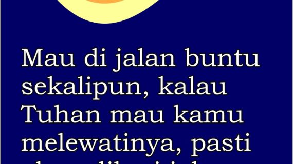 Libatkan Tuhan disetiap proses !!