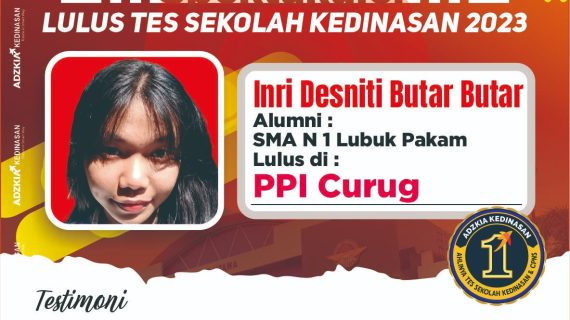 TESTIMONI KEDINASAN