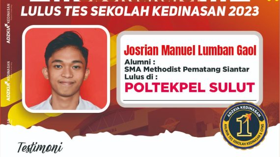TESTIMONI KEDINASAN POLTEKPEL SULUT