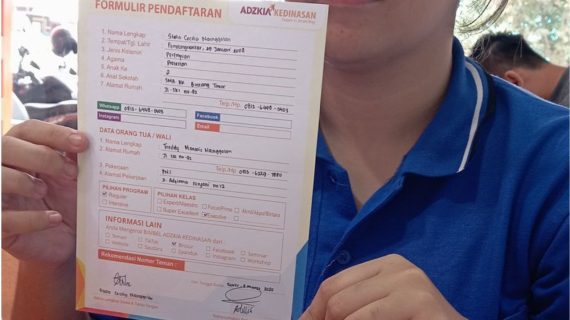 DOKUMENTASI PENDAFTARAN BIMBEL